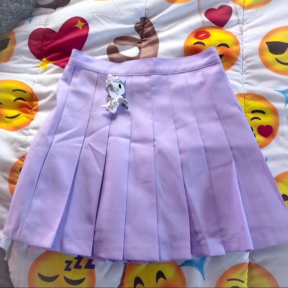 Sold🐨Lavender pleated tennis skort - Picture 4 of 4